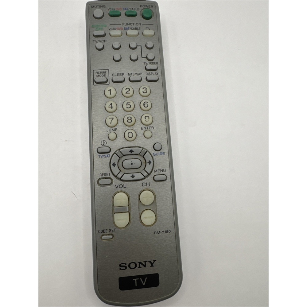Sony Silver Remote Control (RM-Y180) Pre-Owned